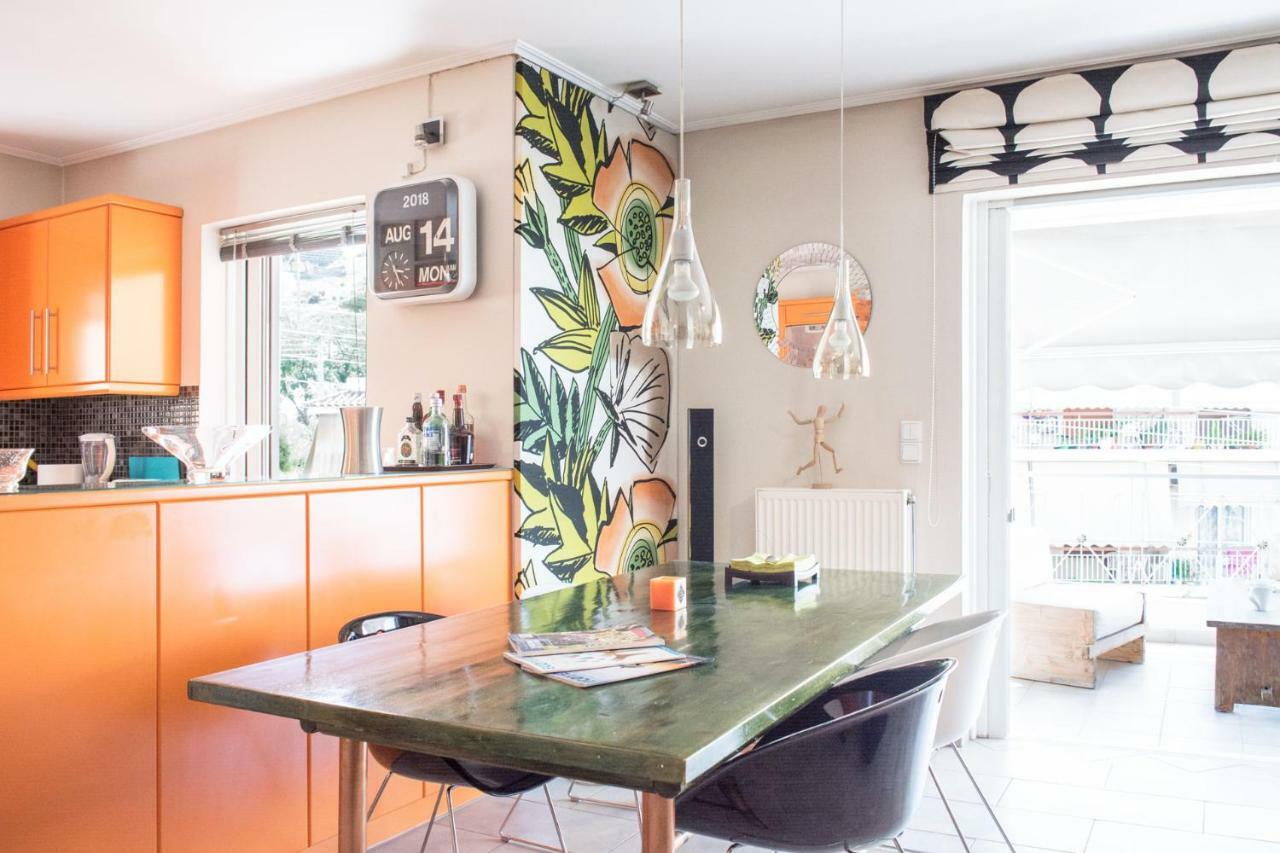 Designer'S Apartment Close To City Center Ateny Zewnętrze zdjęcie
